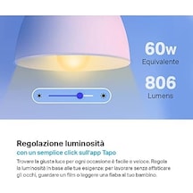 Tapo L510e Ayarlanabilir Işık Seviyeli Akıllı Wı-fı Led Ampul 2700k Warm White .