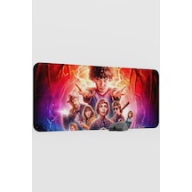 Stranger Things 2 V2 90x40 Xxl Gaming Kauçuk Kaymaz Taban Mouse Pad Fare Altlığı