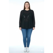Faik Sönmez Kadın T-shirt Uw26tsh064 Siyah