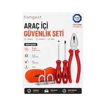 Araç İçi Güvenlik Seti Pense+tornavida+3 Metre Çeki Halatı