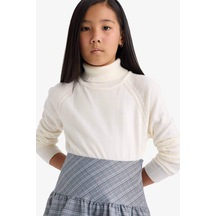 Defacto Ekru Kız Çocuk Kazak R1953a6/er100 Ekru Defacto Ekru Kız Çocuk Kazak R1953a6/er100 Ekru