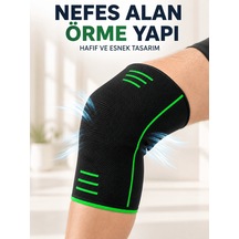 Örme Dizlik Esnek Nefes Alabilen Günlük Spor Diz Desteği Çok Renkli