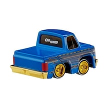 Entertaintment Cartuned S3 1987 Chevy C10 - Mavi Lowrider Araba Açık Bej