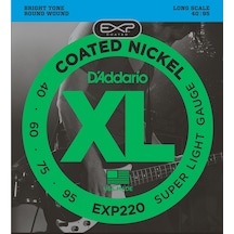 Bas Gitar Tel Seti, 40-95, Coated Nıckel, Super Lı