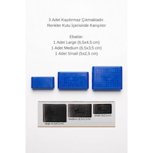 The Barber Shield Silikon Makine Kaydırmazı Farklı Ebat & Renklerde 3'lü Paket