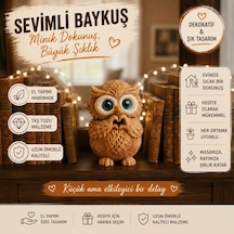Baykuş Biblo Dekor 10 cm