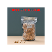Büyük Boy Gümüş Metal Kapaklı Kavanoz Görünümlü Saklama Poşeti 10 Adet 17x27 Cm-1000 Ml