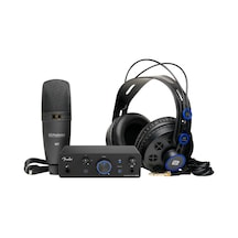 Fender Quantum Creator Bundle Fender Quantum Lt 2 Ses Kartı, M7 Mkıı Mikrofon, Hd7 Kulaklık Ve Fender Studio Pro Yazılımdan Oluşan Kayıt Paketi