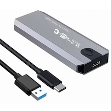 Molix Mx-2002 M.2 Nvme + Ngff Sata Ssd Alüminyum Harici Kutu - Usb 3.1 Type-c 10gbps