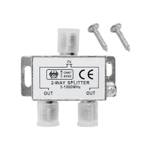 2 Li Uydu Splitter Kablo Tv Rg6 Anten Çoklayıcı Dağıtıcı