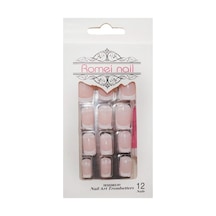 Pazarız Nail Takma Tırnak 12'li - French Pembe