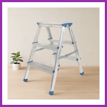 Bezos Çift Basamaklı 3+3 Alüminyum Merdiven 69 Cm Bty Standart