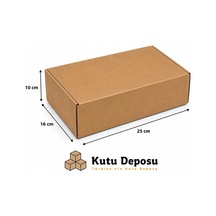 16x25x10 Cm E-ticaret Ve Kargo Kutusu 50 Adet