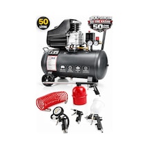 50 Lt 2 Hp Turbo Bakır Sargılı Hava Kompresörü Pro Seri Süper Hızlı Dolum