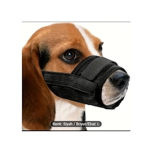 Yıwu Ayarlanabilir Köpek Maskesi, Nefes Alabilir Polyester, Anti-bite Barking Kontrolü L
