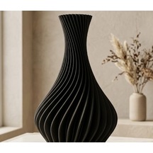 Spiral Modern Dekoratif Vazo 3d Baskı Minimal Premium Tasarım