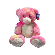 Halley Peluş Ayı Oturan 35 Cm 25569 Pembe Çok Renkli