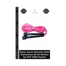 Delux Serisi Aktivite Hafif Antrenman Jr-50 Atlama İpi Atp-3000 Pembe