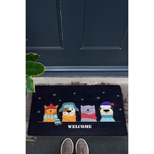 Cute Dekoratif Iç Ve Dış Kapıönü Paspasları Pvc Taban