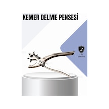 Kemer Delme Pensesi Çok Amaçlı 6 Farklı Delik Boyu Ayarlı Deri Delme Aleti