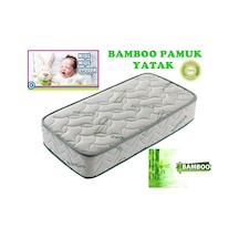 Uzunbebe 100X200 Bamboo Pamuk Yatak Ortopedik Pamuk Tek Kişilik Yatak