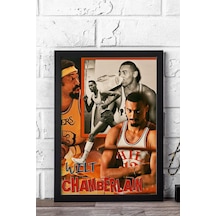 Wilt Chamberlain Çerçeveli Tablo - Basketbol Nba Posteri Tablo