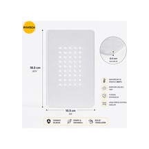 Yanmaz Silikon Delikli Kaymaz Seperatör Pedi 18.5x10.5 Cm 300 Derece Isıya Dayanıklı Çok Amaçlı Mat