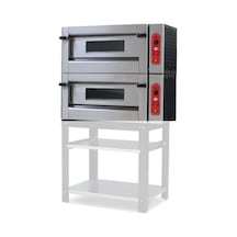 Empero Emp.9+9g Gazlı Pizza Fırını İki Katlı 30 Cm 9+9 Pizza Kapasiteli - Doğalgazlı