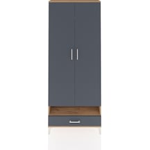 Arges Dolap 6 Raflı Tek Çekmeceli 2 Kapaklı 88x30x221 Çam-ant... Çam