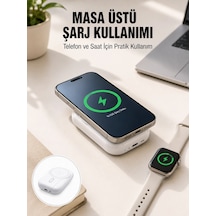 Mey İthalat Akıllı Saat Ve Telefon Uyumlu 4 Ü 1 Arada Powerbank 10000 Mah Yeni Nesil