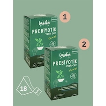 2'li Set Prebiyotik Yeşil Çay 2 18 Adet