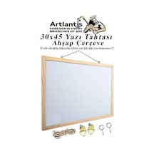 Artlantis Duvara Monte Beyaz Yazı Tahtası 30 x 45 CM