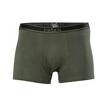 Relax Pamuklu Esnek Erkek Boxer Haki - 1268a Diğer