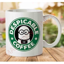 1-865 Despicable Coffee Minions Starbucks İki Tarafı Baskılı Kupa Bardak.jpg