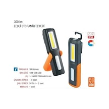 Ntlights Ledli Oto Tamir Feneri Ntle7028 Siyah - Turuncu