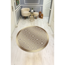 Dijital Baskı Modern Kaymaz Taban Halı H0332 Renkli