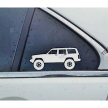 Cherokee Xj Kelebek Cam Oto Sticker 17 Cm 2 Adet