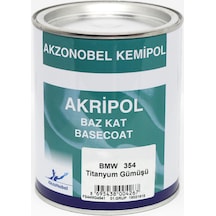 Akzonobel Akripol 2k Bazkat-titanyum Gümüşü-354- 1 Lt.