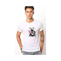 Kpop Key Shinee Sol Baskılı Beyaz Erkek Tshirt