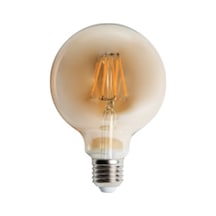 10 ADET CT 4286 Cata 6W G95 Glop Rustik Led 2700k Amber E27 Duy
