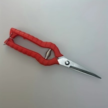 Cordial 1 Adet Bahçe Budama Makası, Paslanmaz Çelik, Kaymaz Tutamak, Ergonomik Kırmızı Sap