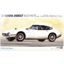 Hasegawa Hc1 21101 1/24 Ölçek, Toyota 2000gt 1967, Otomobil Plastik Model Kiti