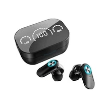 Queed Bluetooth 5.2 Kablosuz Bluetooth Kulaklık HD Ayna Kulplu Dijital Ekran Spor Binaural Kulak İçi Kulaklık