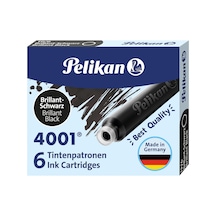 Pelikan Kartuş Serisi Tp6x Dolmakalem Kartuşu, Siyah ---