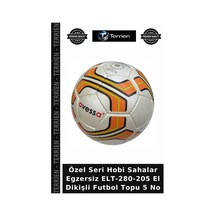Özel Seri Hobi Sahalar Egzersiz Elt-280-205 El Dikişli Futbol Topu 5 No Çok Renkli