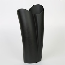 Vitale Siyah Spiral Vazo 11 18 39 Cm Ak.jm00013 Renkli