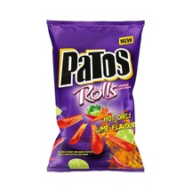 Patos Rolls Cips Süper Boy 135 G Chili & Lime Acı Ekşi Lezzet 5'li Avantaj Paketi - 5 Adet Tarı