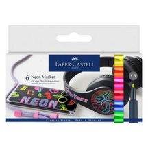 Faber Castell Markör Neon 6 Renk Set