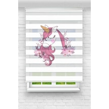 Perdeoutlet38 Baskılı Renkli Pembe Uni Corn Di Ji Tal Baskili Zebra Perde-cocuk Odasi-stor Perde Model:tyc71fb3407719197ca1c0c00 Çok Renkli