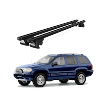 Venüs Jeep Grand Cherokee 1999-2005 Uyumlu Siyah Ara Atkı Port Bagaj Tavan Barı